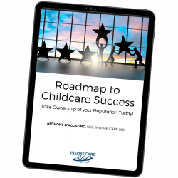 roadmap to childcare success eBook Tablet Transparent Background